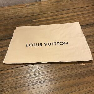 Authentic Louis Vuitton Cotton Dust Bag Envelope Purse Cover Storage 18x12”